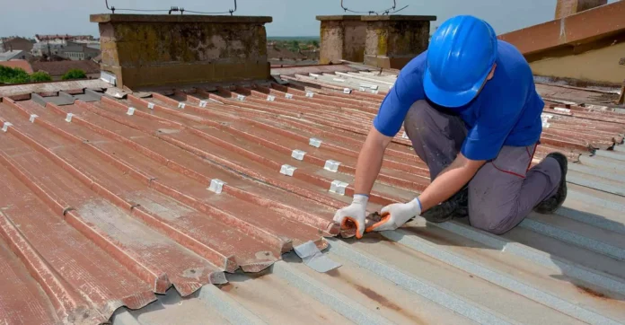 metal roof repair Houston TX