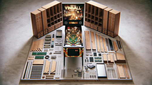 virtual pinball cabinet flat pack, Digital Pinball Machine, virtual pinball, virtual pinball table, DIY virtual pinball machine